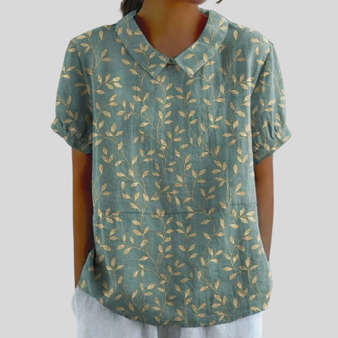 Okada | シックリーフブラウス