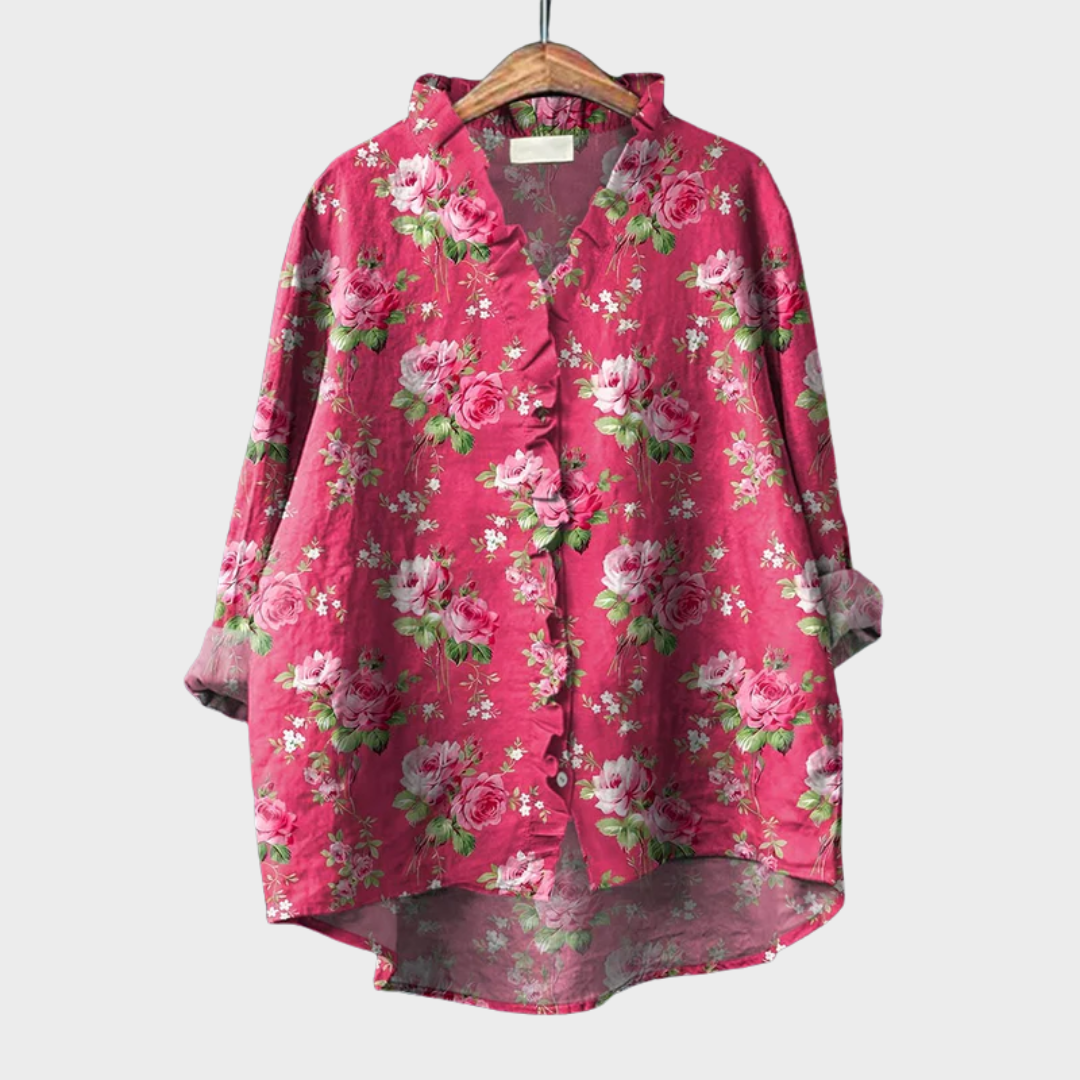 Okada | 春の花咲くブラウス